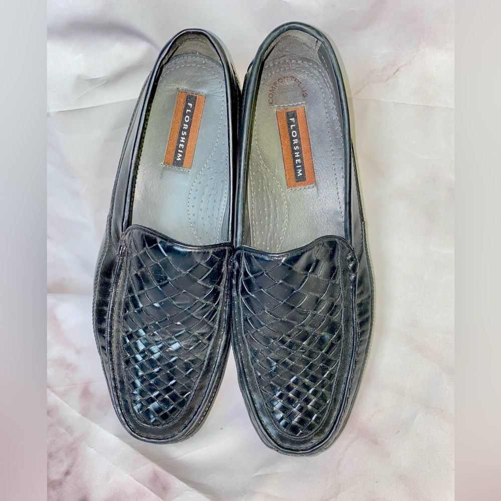 Florsheim Braided Brazilian Leather Loafers Size 10.5D